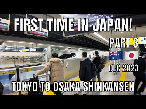 Part 3 First Time in Japan December 2023 | Shinkansen Tokyo to Osaka