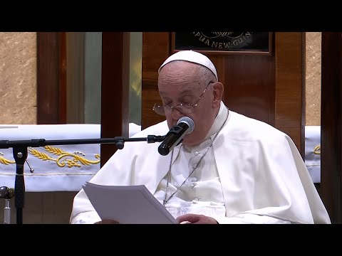 Discurso del Papa Francisco ante obispos y religiosos de Papúa Nueva Guinea