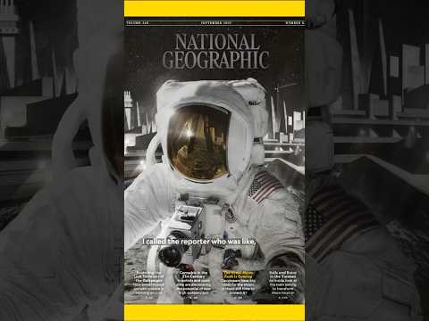 National Geographic’s September issue is reaching for the moon—literally. 🌙 #NationalGeographic