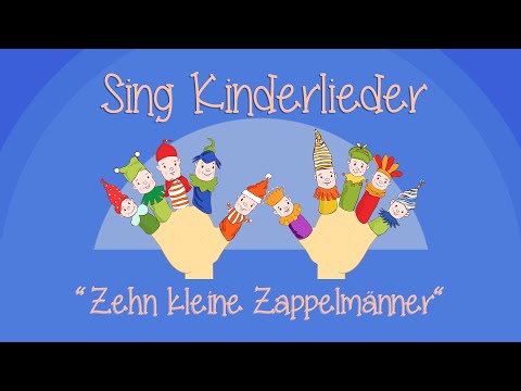 Zehn kleine Zappelmänner - Kinderlieder zum Mitsingen | Sing Kinderlieder