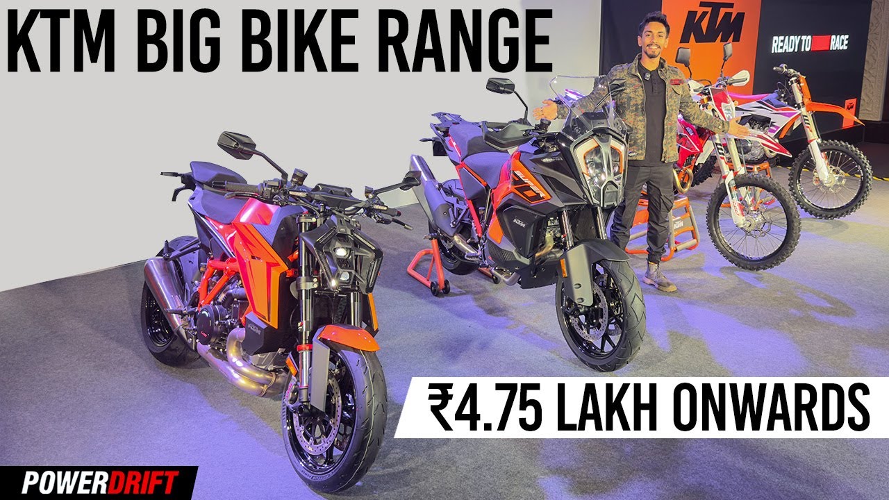 KTM High-Performance Motorcycle Range Launched at ?4.75 Lakh in India | PowerDrift QuickEase