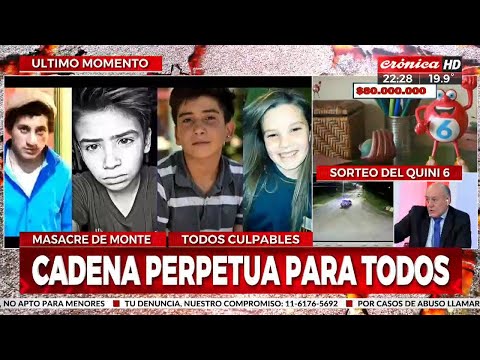 Masacre en Monte: Declararon culpables a todos los policías