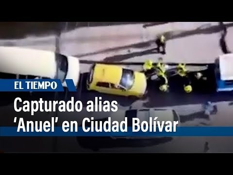 Fue capturado en Ciudad Bolívar, alias 'Anuel', uno de los líderes del microtráfico  | El Tiempo