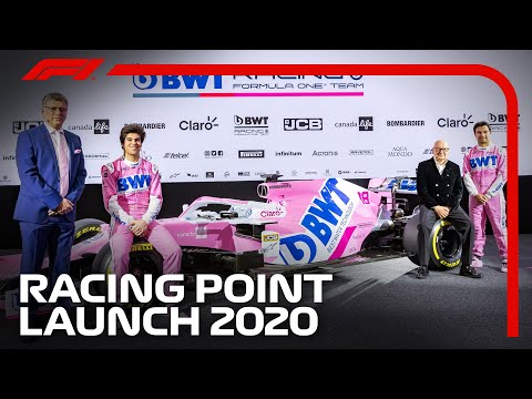 Racing Point Launch 2020 Livery with Perez and Stroll