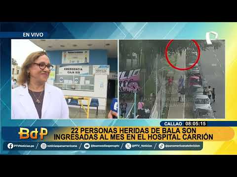 ¡Alarmante! Al mes cerca de 10 fallecidos por bala llegan al Hospital Carrión en el Callao