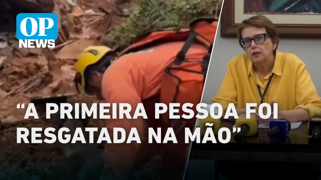 Prefeita relata resgate manual de vítima durante deslizamento em Juiz de Fora l O POVO NEWS