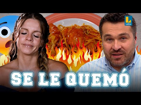 ¿Falló? Ale Baigorria quema sus tallarines ¿Se va a reprobados? | El Gran Chef Famosos