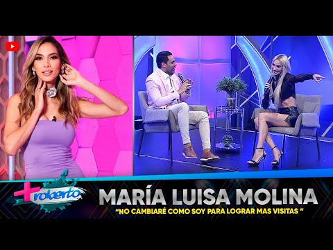 María Luisa Molina: "Yo no voy a criticar mis compañeras para sonar." MAS ROBERTO
