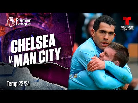 Top 10 mejores goles entre Chelsea y Manchester City | Premier League | Telemundo Deportes