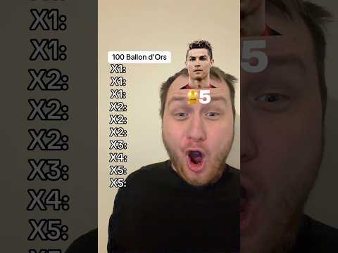 100 Ballon d’Ors Challenge #shorts