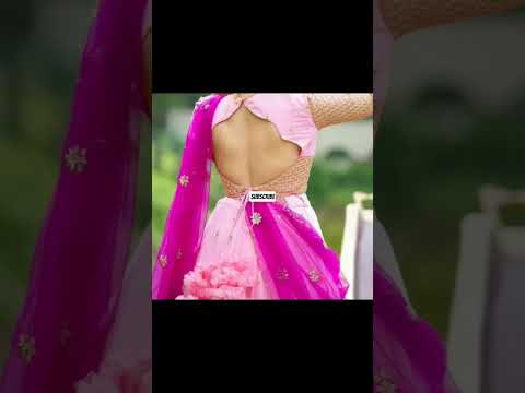 trending🔥🔥 stylish letast back less bluose design#blouse #fashion #trending