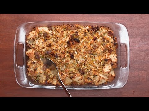 Cornbread Stuffing As Made By Tia Mowry & Cory Hardrict