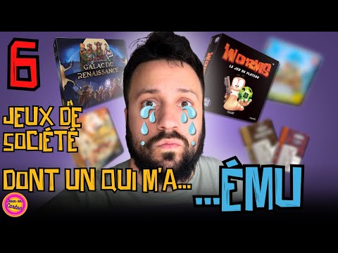 6 Jeux de société, dont un qui m'a ému...