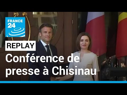 REPLAY : revivez la conférence de presse entre Emmanuel Macron et la présidente moldave Maia Sandu