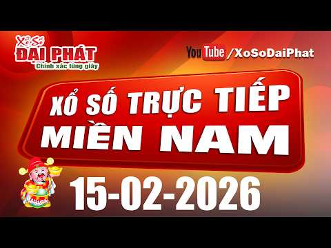 XSMN 15/02/2026 - Trực Tiếp Kết Quả Xổ Số Miền Nam Mới Nhất Ngày 15 Tháng 02