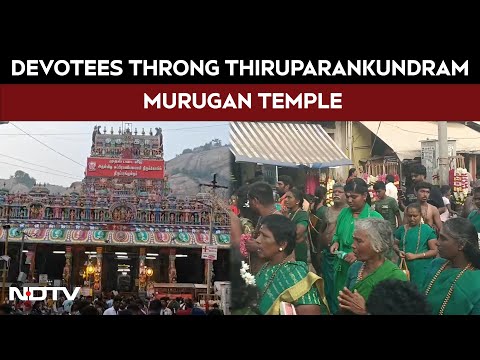 Devotees Throng Thiruparankundram Murugan Temple To Offer Prayers On The Occasion Of New Year 2026