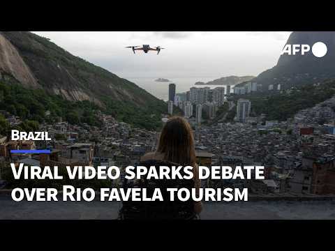Viral drone video fuels debate about Rio favela tourism | AFP
