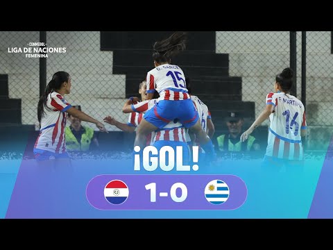 GOL DE CLAUDIA MARTÍNEZ | PARAGUAY vs. URUGUAY | CONMEBOL LIGA DE NACIONES FEMENINA