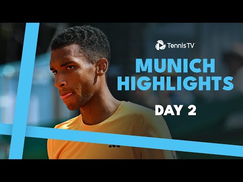 Auger-Aliassime Battles Marterer; Garin, Hanfmann & More In Action | Munich 2024 Day 2 Highlights