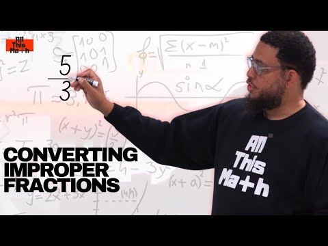 Quick Way To Convert Improper Fractions | All This Math