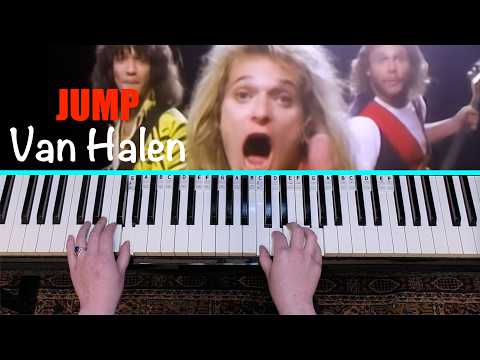 JUMP - Van Halen Piano Tutorial [easy]