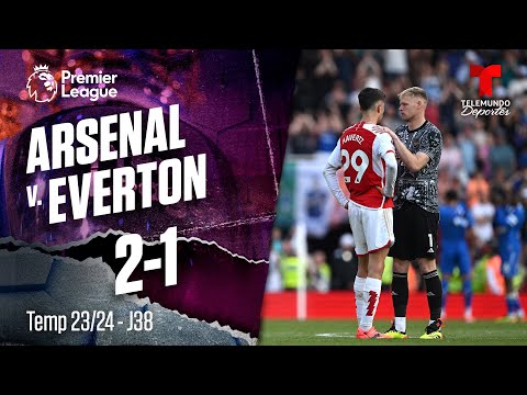 Arsenal v. Everton 2-1 - Highlights & Goles | Premier League | Telemundo Deportes