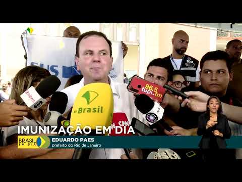 Super Centro Carioca de Vacinação é inaugurado no Rio
