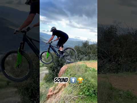 The Proper Way to Get Psyched For a Rock Drop  on your E-bike 🤣 #mtb #ebiker #offroad #ebike