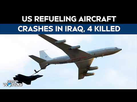 US Refuelling Aircraft Crash News | 4 Of 6 On Board US Refuelling Aircraft Killed In Iraq Crash
