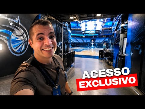 NBA EM ORLANDO | ANTES DO JOGO BASTIDORES DO MAGIC 