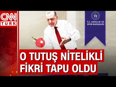 Cumhurbaşkanı Erdoğan'ın masa tenisi raket tutma stili NFT'ye dönüştürüldü