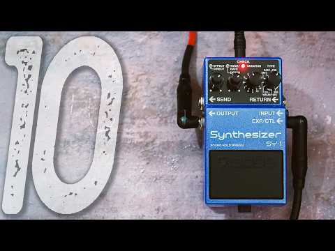 10 Beautiful Synth Sounds | BOSS SY-1 Synthesizer // My Favorite Guitar Tones