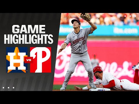 Astros vs. Phillies Game Highlights (8/26/24) | MLB Highlights