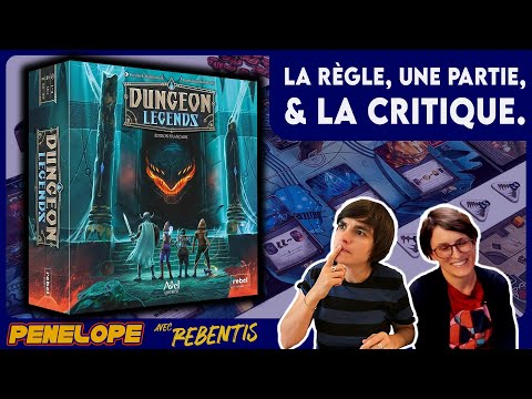 DUNGEON LEGENDS - La règle, la partie, la critique !