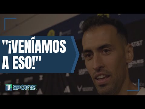 Sergio Busquets HABLA del HISTÓRICO LOGRO del Inter Miami en la Leagues Cup y el TÍTULO 44 de Messi