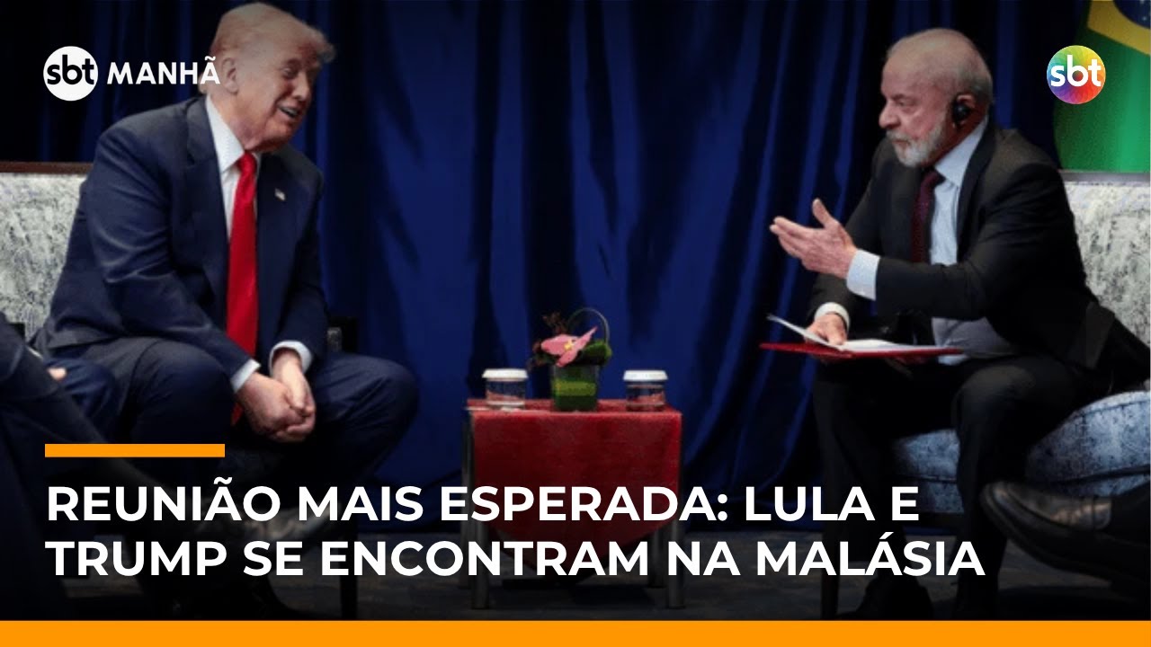 SBT Notícias: Reunião entre Trump e Lula, na Malásia, é considerada positiva