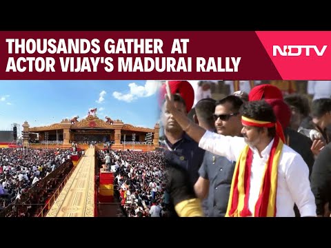 Tamil Nadu Elections | Thousands Of Party Workers Gather At Vijay's Madurai Rally