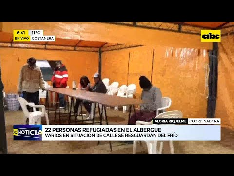 Costanera: SEN habilita refugios ante ingreso del frente frío