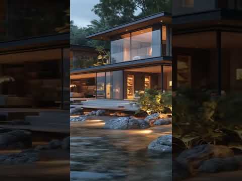 ✨ Tropical Beach Villa Sunset: Oceanfront Luxury & Palm Trees 💖✨