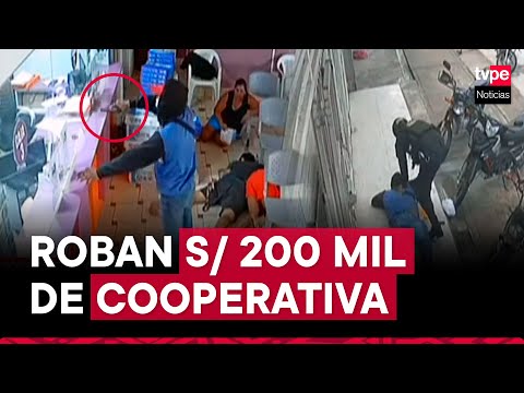 Pucallpa: delincuentes armados roban S/ 200 000 de cooperativa