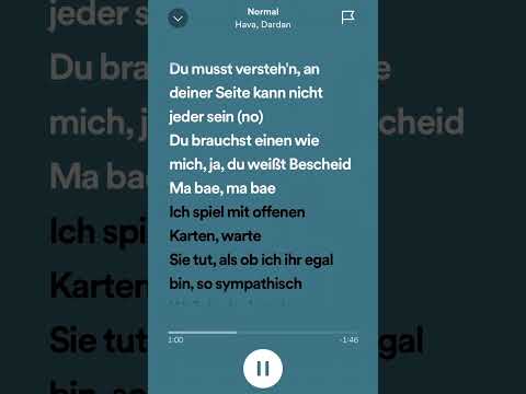Hava, Dardan - Normal (Lyrics)