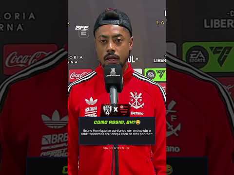 BH sendo BH... um <strong>meme</strong> ambulante😂 #flamengo #brunohenrique #libertadores #mengão