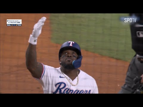 [MLB ALDS 3차전] 볼티모어 vs 텍사스 MVP 아돌리스 가르시아 (10.11)