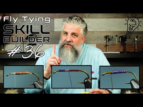 Fly Tying Skill Builder #36 | EASY Stripped Quills, Twisted Wire, and Coloring Thread!