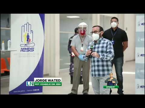 Jorge Wated visitó el Hospital General de Los Ceibos