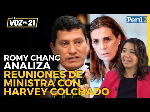 Romy Chang SOBRE REUNIÓN DE MINISTRA CON HARVEY COLCHADO: No hay dolo en actitud de la ministra