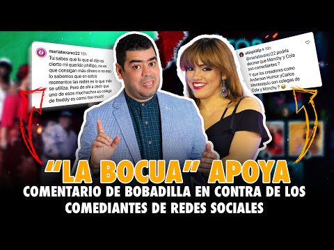 María tavares (humorista) defiende posición de Rafa Bobadilla