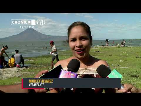 Familias disfrutan vacaciones en balnearios de La Paz Centro y Nagarote - Nicaragua