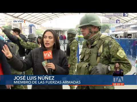 Autoridades encuentran nueve armas blancas tras una hora de operativo en Quito