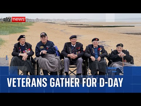 D-Day: Veterans gather to mark 81 years since landings in Normandy